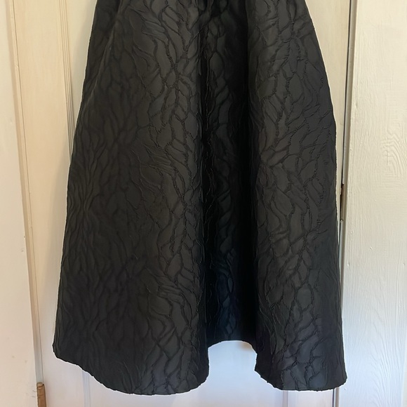 New Abbey Glass Victoria Black Textured Satin Jacquard Dress size Small - Picture 7 of 16